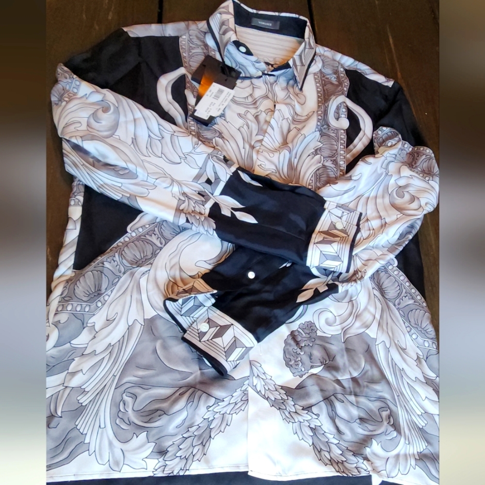 Authentic Versace Silk Shirt size 50